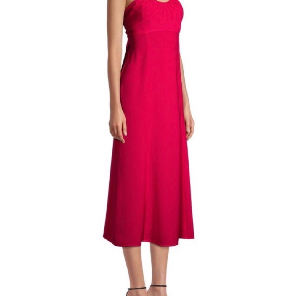 Emporio Armani Vibrant Red Midi Dress